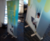 dubai sign display stand crowed control Q stands  Barrier and Queue Up Control System. Queue Up Stand - Crowd control barriers aka Q Stand are sold as portable folding free standing raffle box suggection box feedbak box acrylic products